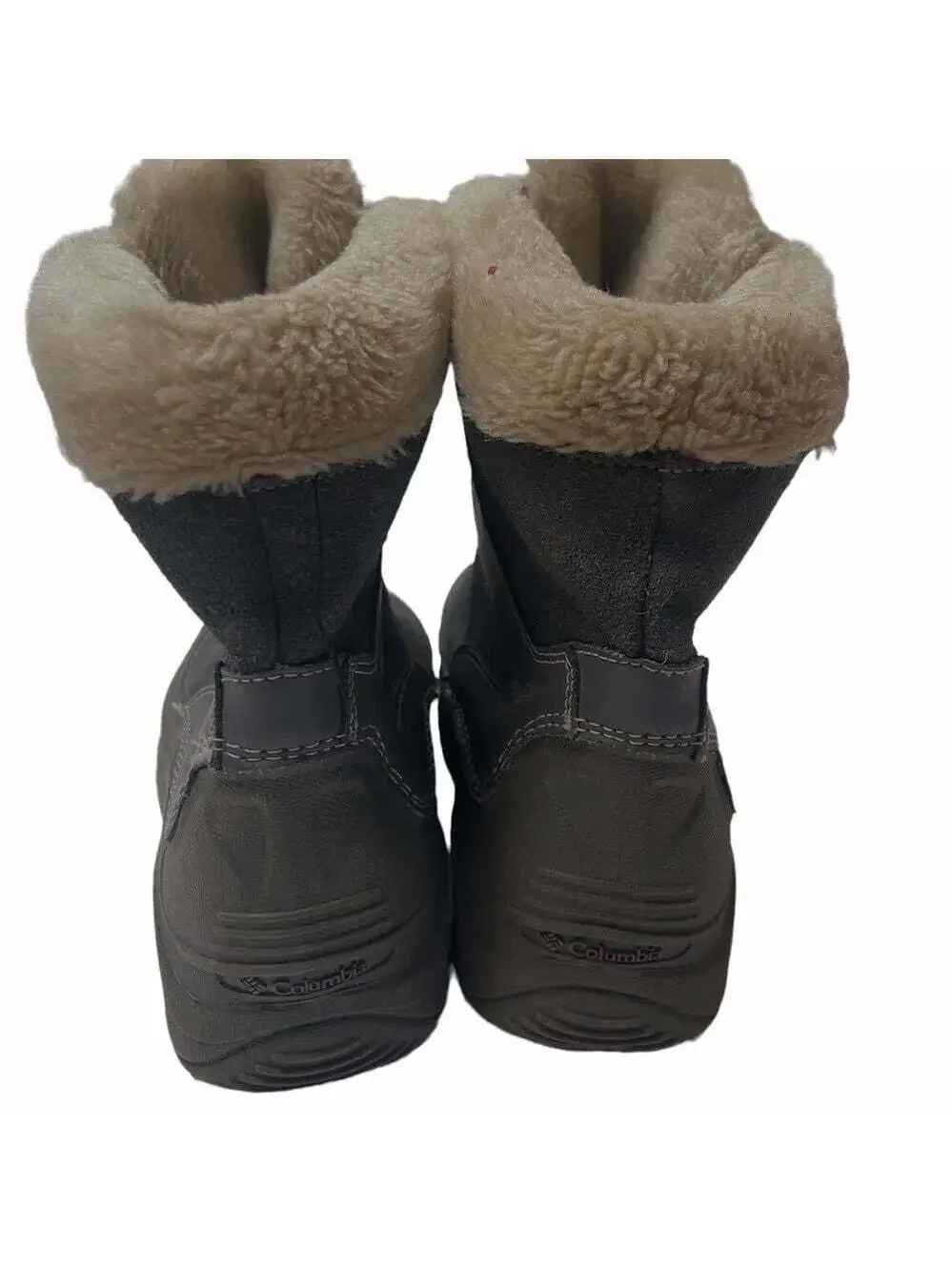 Columbia Women Teen Youth Omni-heat BY1291‑022 Winter Boots Size 7 - Gray